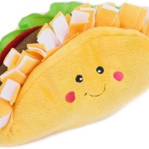 ZippyPaws – NomNomz Plush Squeaker Dog Toy for The Foodie Pup