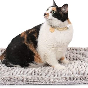 Tapis auto-chauffant pour chat – 69,8 x 47 cm – Pour animaux domestiques en extérieur et en intérieur