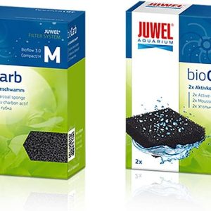Juwel 2 packs de 2 plaquettes de filtre carbone en éponge (Écoulement d’air 3.0)
