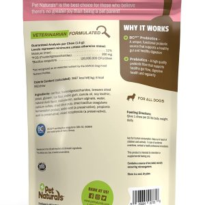 Pet Naturals® of Vermont Lot de 160 probiotiques Quotidiens pour Chiens Complément digestif