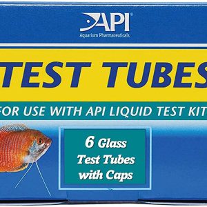 Lot de 6 tubes à essai de rechange pour aquarium pharmaceutiques (API)