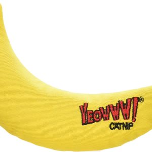 Yeowww! 100% Organic Catnip Toy, Yellow Banana by Yeowww!
