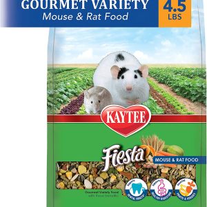 Kaytee Products Food Fiesta for Mouse and Pet Rats Gourmet Variety Diet 4 lbs