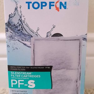 Top Fin Silenstream PF-S Recharge de Petites Cartouches de Filtre (6 pièces) pour filtres d’alimentation PF10 (5,5 po x 3,1 po)