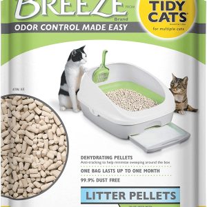Tidy Cats Breeze Granulés de litière pour chat, remplissage 1,6 kilogram