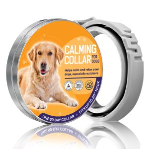 YiXiEr Dog Calming Collar – 25 Inches Adjustable Calming Collar for Dogs – 100% Natural and Safe Calming Collar – Waterproof Dog Calming Pheromone – Anti-Anxiety Relief