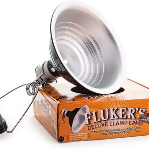 Fluker’s Repta-Clamp Lampe avec Interrupteur pour Reptiles (l’emballage Peut Varier), Noir